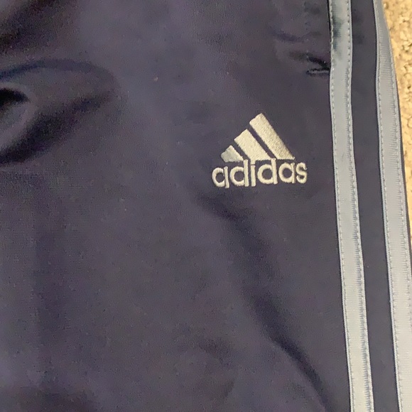 Navy adidas joggers size 10/12 - Picture 3 of 7